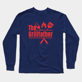 The grillfather chef design Long Sleeve T-Shirt